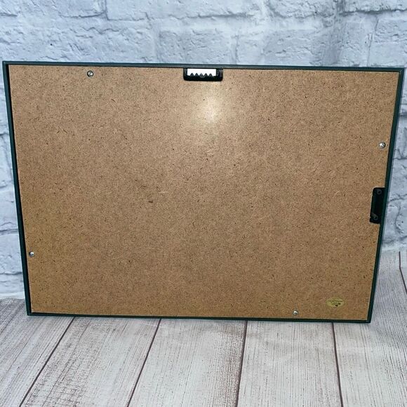 Wooden picture frame heart, flower, bird w/glass cover 19x13x1 - Picture 4 of 8